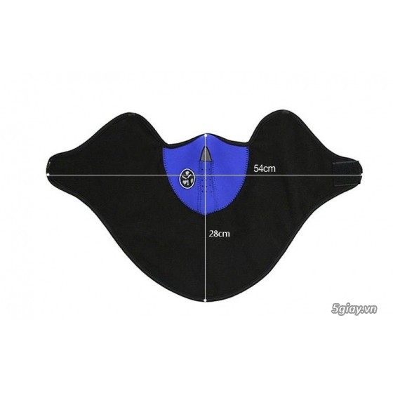 Khẩu trang Ninja Loại Chất Đẹp Có Lỗ Thông Hơi Điều Hòa Havana Outdoor Vải Cotton Thấm Mồ Hôi Tốt