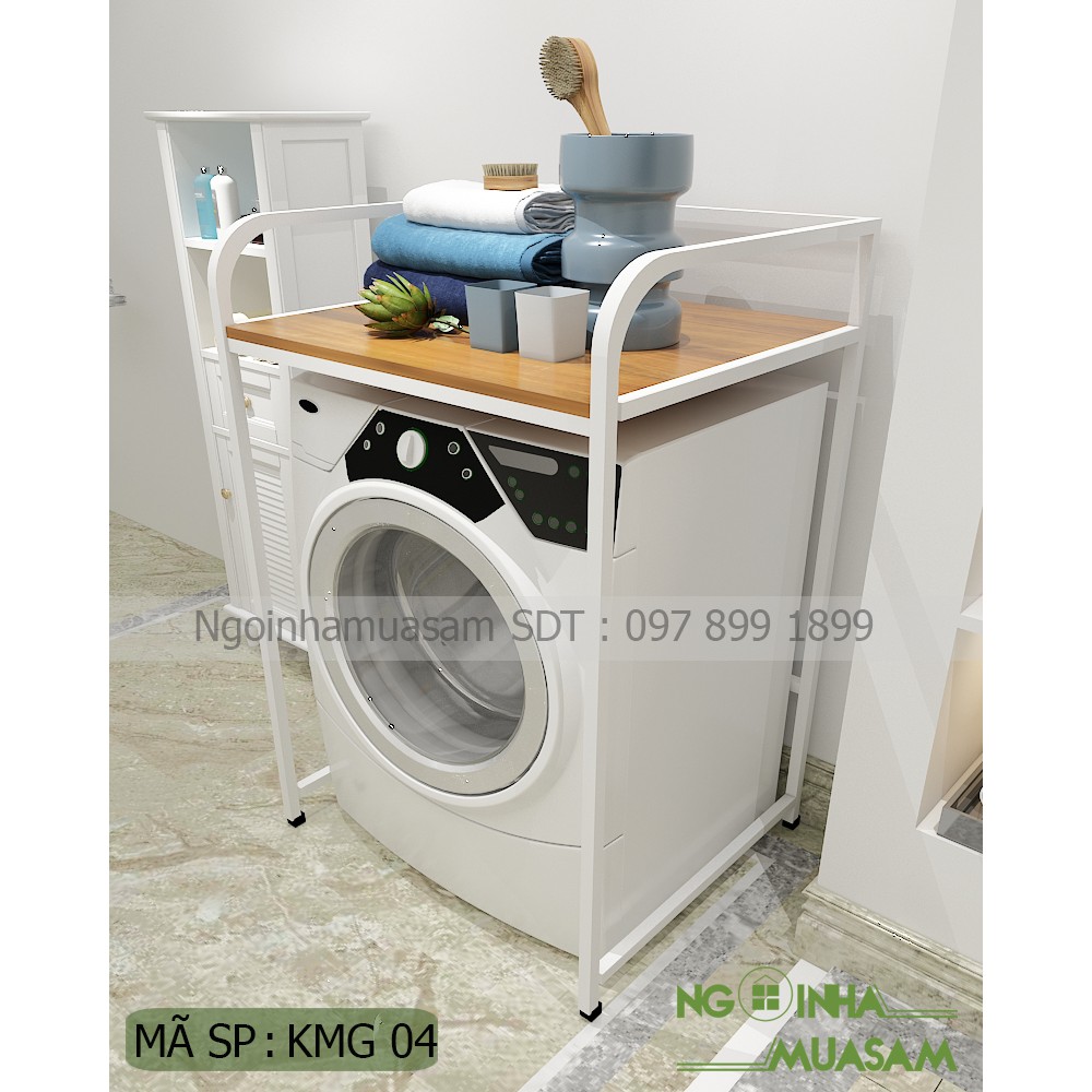 Kệ máy giặt khung sắt KMG04 112x59x69 cm | BigBuy360 - bigbuy360.vn
