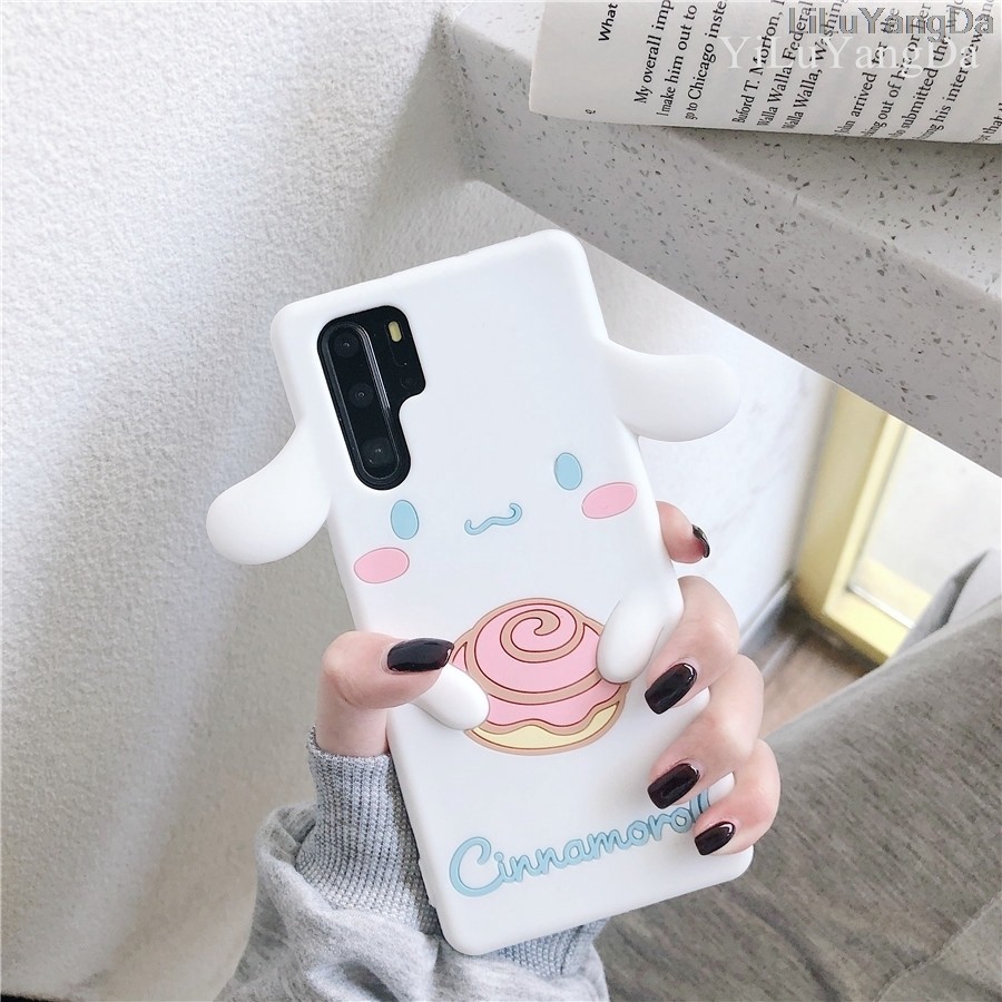 Ốp lưng silicone dẻo Cinnamoroll cho Xiaomi Mi A1 A2 8 9 Lite CC9 Redmi K20 Note 5 7 8 Pro