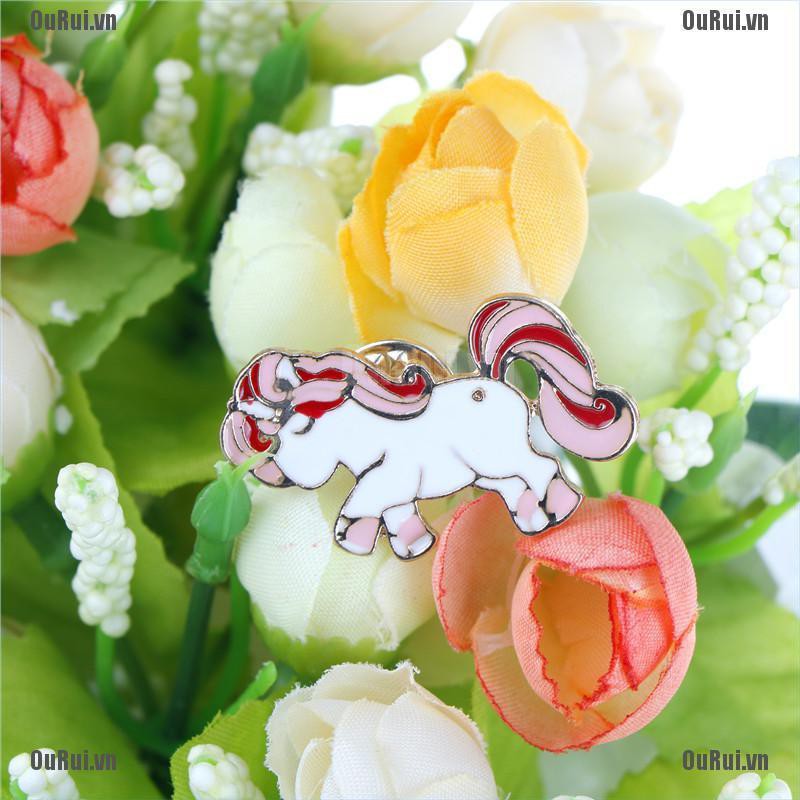 Ghim Cài Áo Hình Ngựa Một Sừng Dễ Thương