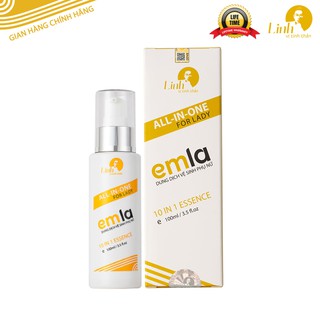 [Chai 100ml] Dung Dịch Vệ Sinh Phụ Nữ Emla ❤️ FREESHIP❤️Hỗ Trợ Chăm Sóc Vùng Kín Cho Chị Em Phụ Nữ