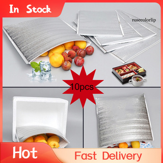 Set 10 túi giấy bạc giữ nhiệt cho thực phẩm đa năng tiện lợi