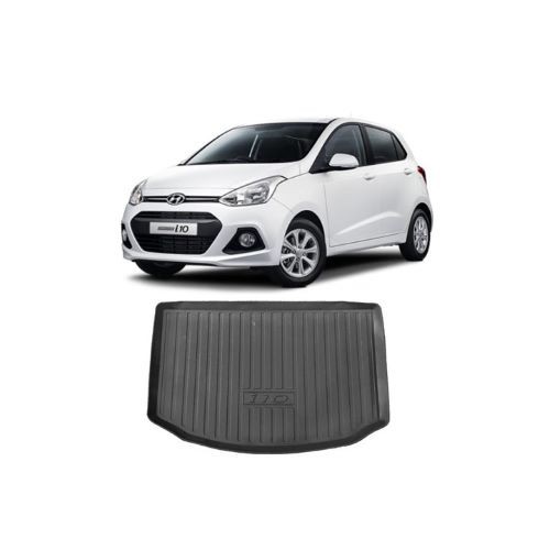 Lót Cốp Nhựa Cao Cấp Xe Hyundai Grand I10 2015-2020, Khay Lót Hành Lý Grand i10