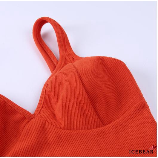 Áo Dệt Kim Sát Nách Cổ Chữ V Dáng Ôm Quyến Rũ Cho Nữ