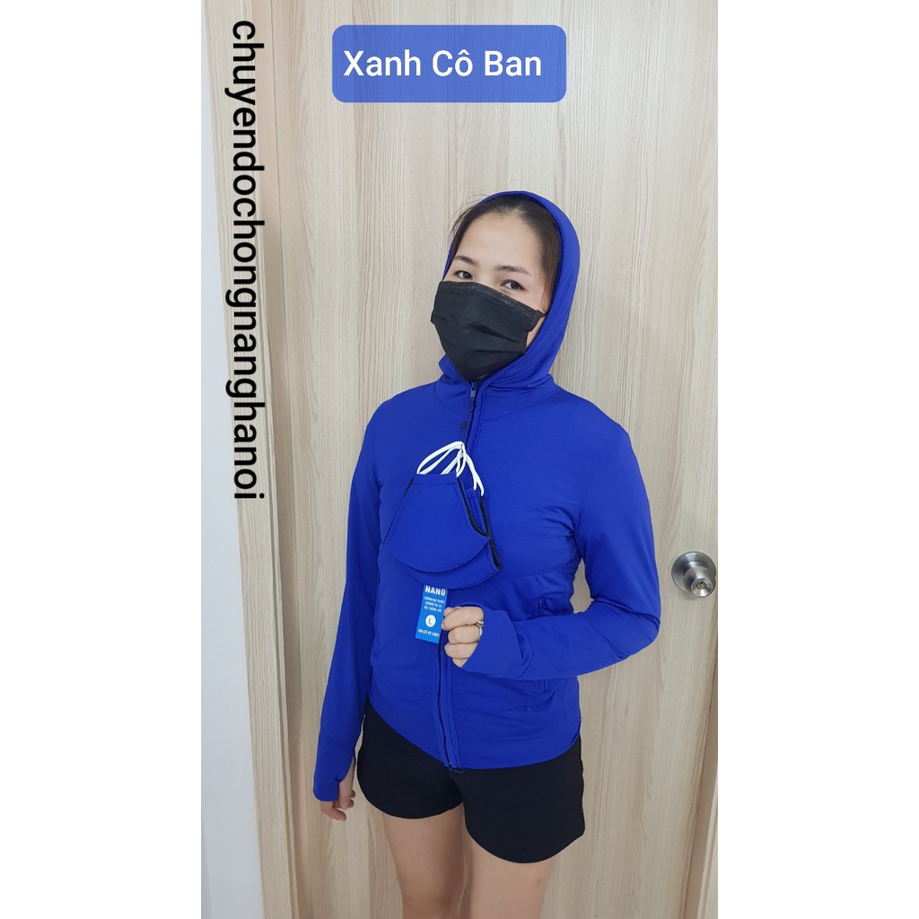 Áo chống nắng 2 lớp cotton thông hơi chống tia UV, bụi Nano cao cấp | BigBuy360 - bigbuy360.vn