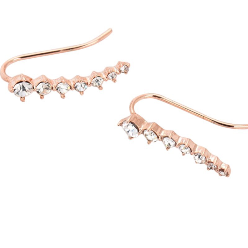 Khuyên tai đính đá pha lê thời trang dành cho nữ