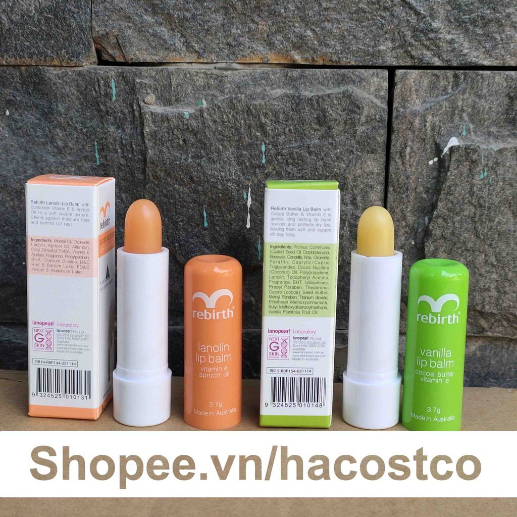 Son Dưỡng Môi Nhau Thai Cừu Rebirth Giảm Môi Khô, Nứt Nẻ | BigBuy360 - bigbuy360.vn