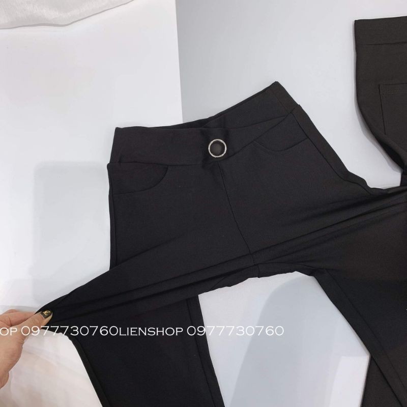 Quần legging khuy tròn hàng QCL1