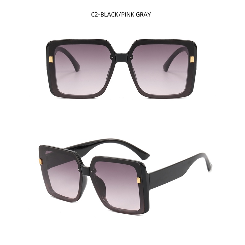 Kính Mát Gọng Vuông Lớn Phong Cách Âu Mỹ Cổ Điển Thời Trang 2022