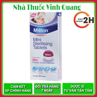 Viên Tiệt Trùng Cốc Nguyệt San Milton Hộp 50viên [SP Chính Hãng]