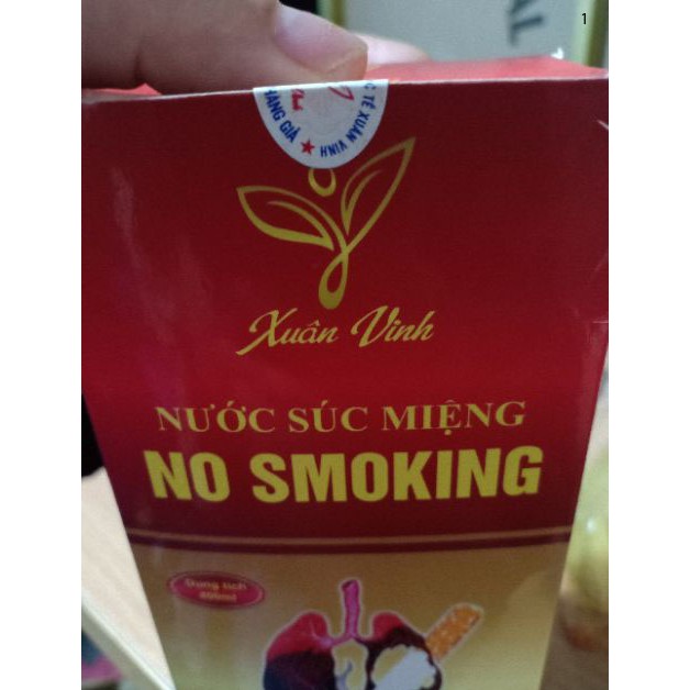 [Giá Tại Nhà Máy] NƯỚC SÚC MIỆNG CAI THUỐC LÁ NOSMOKING (Quét mã vạch kiểm tra hàng chính hãng)