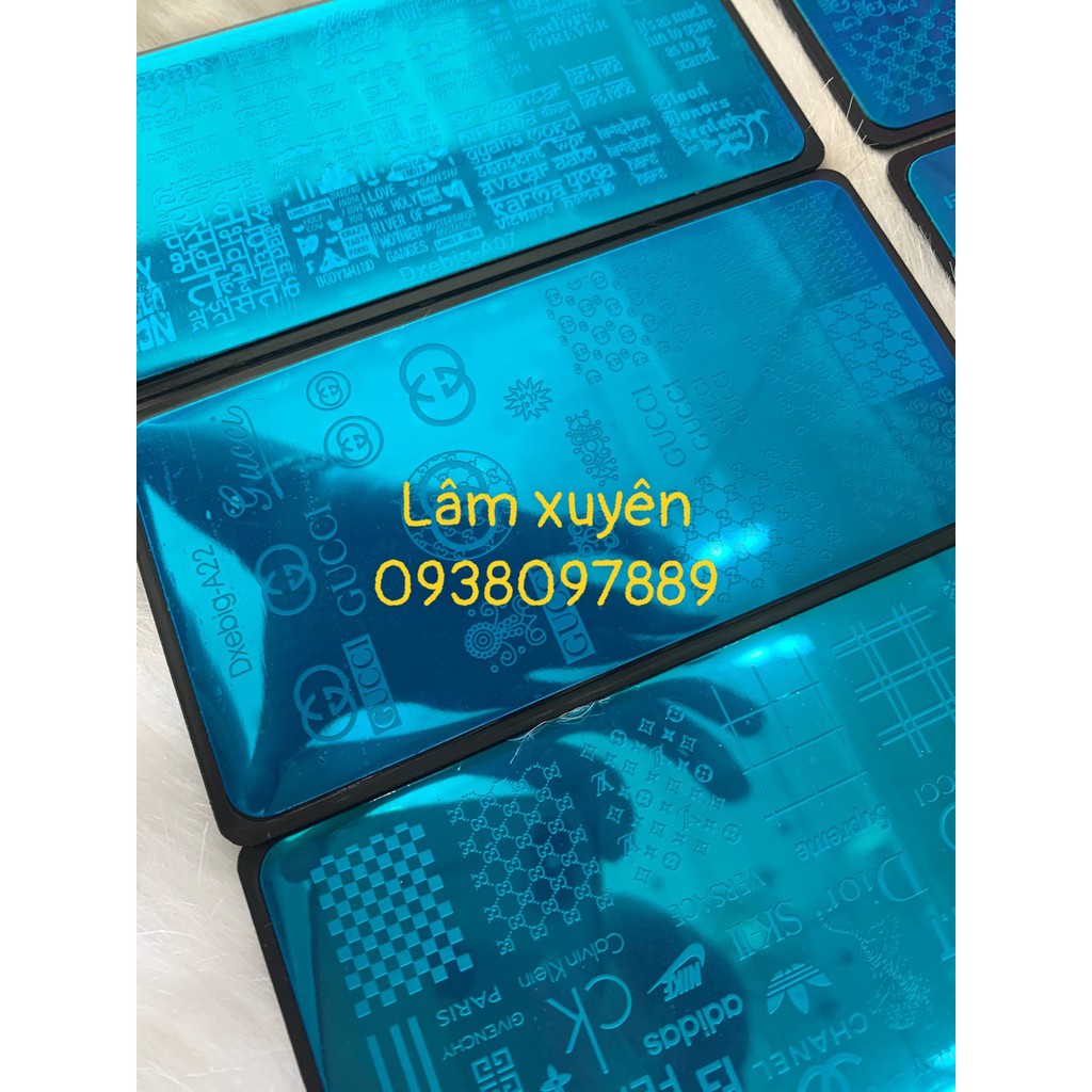 Bảng sơn in họa tiết ♦️GIÁ RẺ♦️ xài với con lăn silicon, in họa tiết trên móng tay, đơn giản, dễ sử dụng, in chữ in hoa