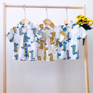 ÁO SƠ MI ĐŨI HOẠT HÌNH CHO BÉ
