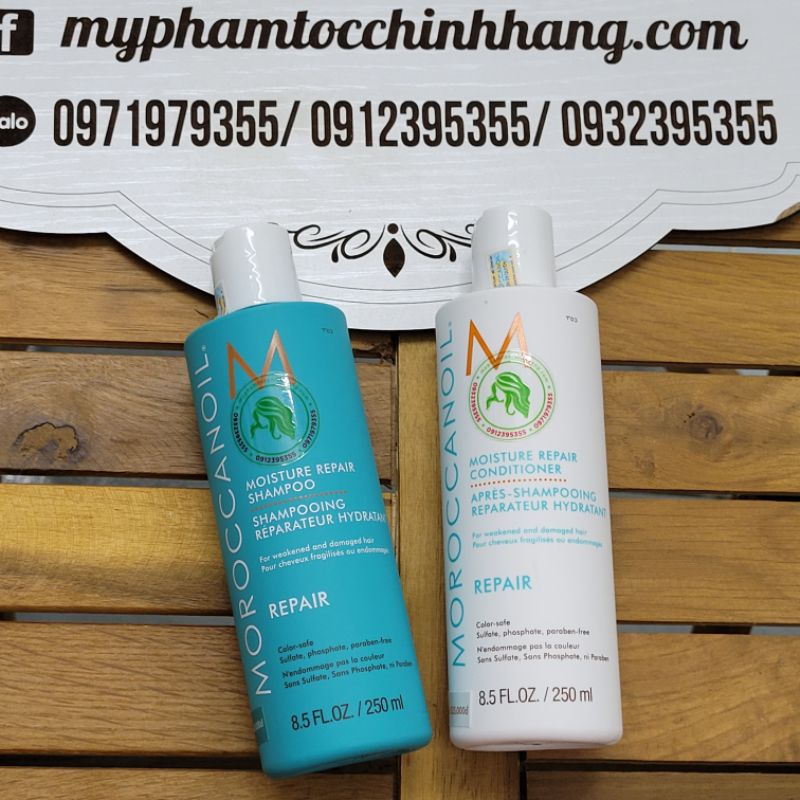 DẦU GỘI XẢ HẤP MOROC PHỤC HỒI REPAIR 250ML - 500ml