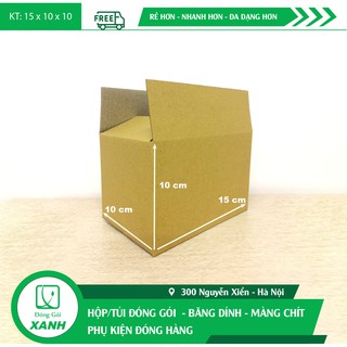 [GIÁ SỈ] Combo 130 Hộp Carton 15x10x10
