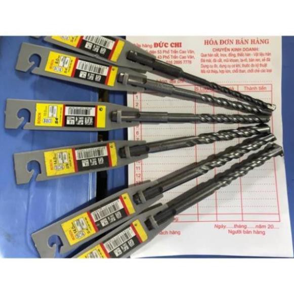 Mũi khoan bê tông hàng tốt phi 6, 8, 10, 12, 14, 16