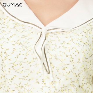 Đầm hoa cổ V GUMAC DA984