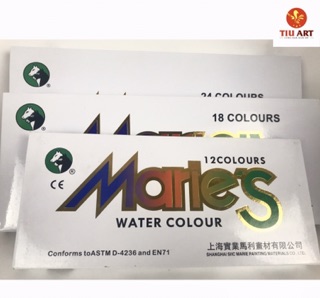 Màu Nước MARIE'S ( bộ 18m, 24m, 36m) dạng tuýp