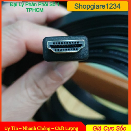 CÁP HDMI DẸP 10M/ 15M/ 20M/ 25M- CHUẨN 1.4 -Dây cáp kết nối cổng HDMI 2 đầu tốt chống nhiễu xịn chất lưọngw