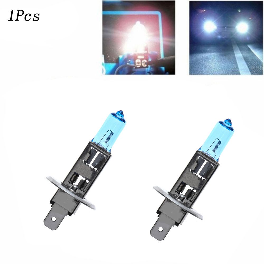 Bóng đèn pha led xenon 6000k h1 h3 100w siêu sáng cho xe hơi