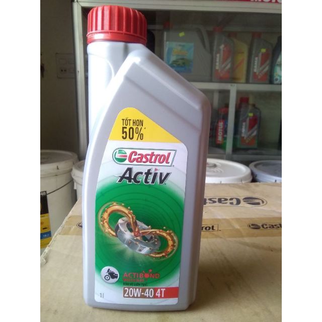 Dầu nhớt Castrol Active 4T chuyên dùng cho xe số 1.0lít