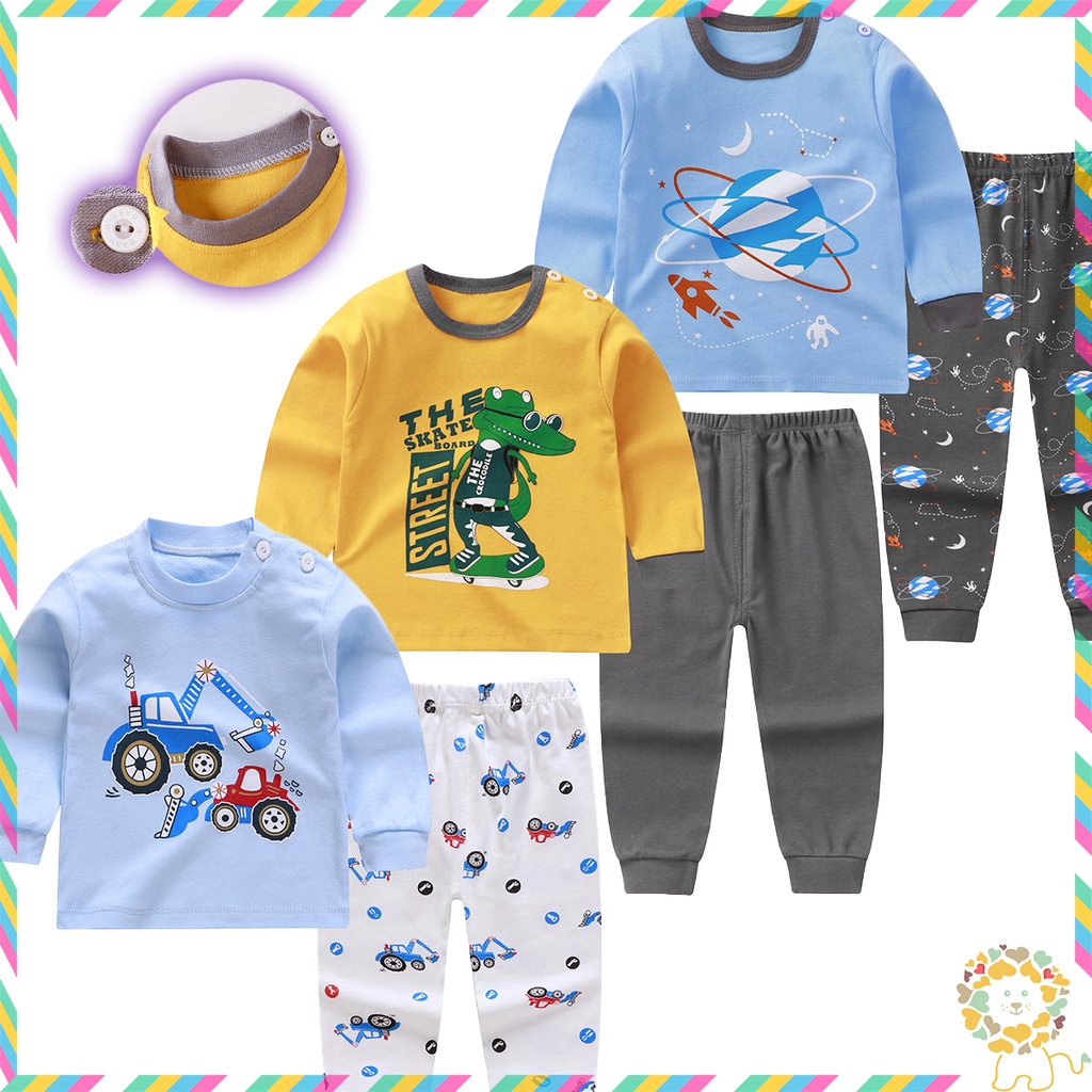 Quần áo bé trai mùa đông bộ nỉ cho bé chất cotton đồ bộ bé trai size đại in hình ngộ nghĩnh mẫu mới 2022