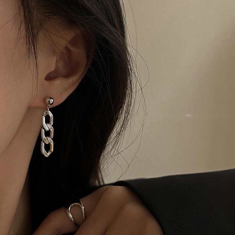 Khuyên Tai Dáng Dài Phong Cách Harajuku Kiểu Dáng Mới Đơn Giản Cho Nữ