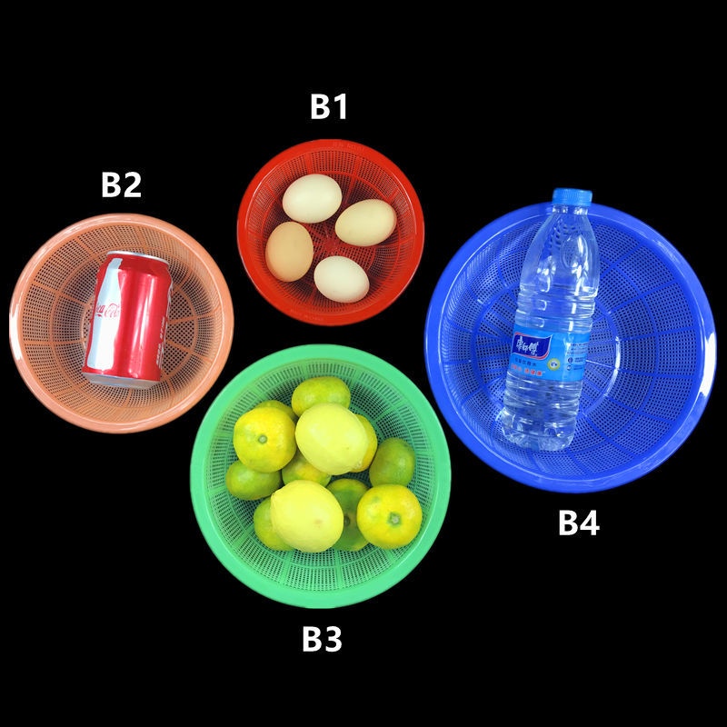 Rổ nhựa tròn rửa rau củ quả tiện lợi20210805