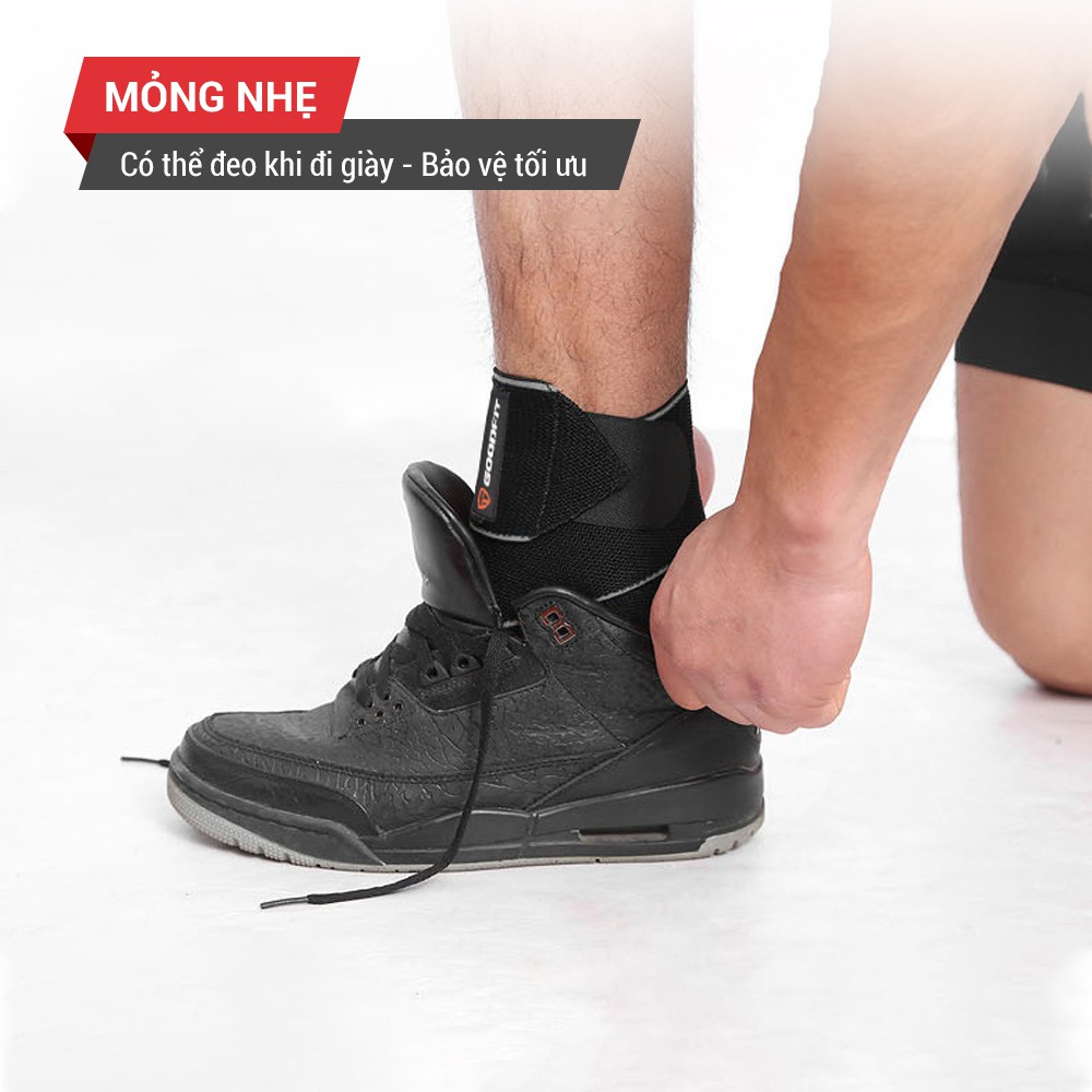 Băng bảo vệ cổ chân, mắt cá chân GoodFit GF612A _LEMA SPORT