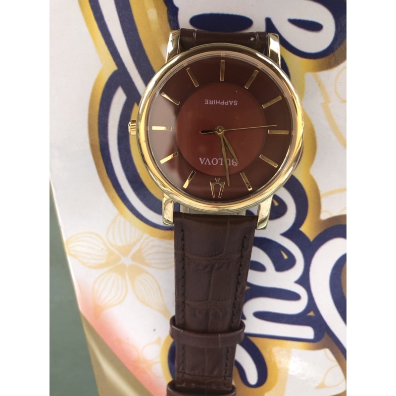 Đồng hồ Nam Bulova, dây da