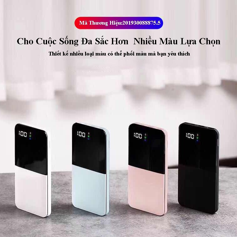 Pin sạc dự phòng Cát Thái Q100 Polymer 15000mAh Cát Thái  pin siêu mỏng cảm giác tay tốt