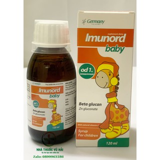 Siro tăng cường sức đề kháng IMUNORD BABY giúp tăng cường miễn dịch cho bé .