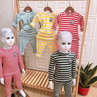Bộ cotton len cho bé trai gái