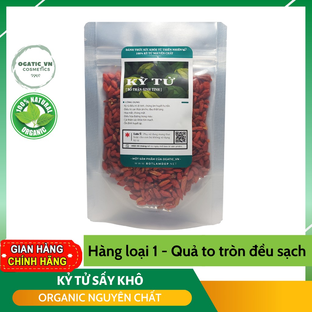 Kỷ Tử Sấy Khô gói 100g | BigBuy360 - bigbuy360.vn