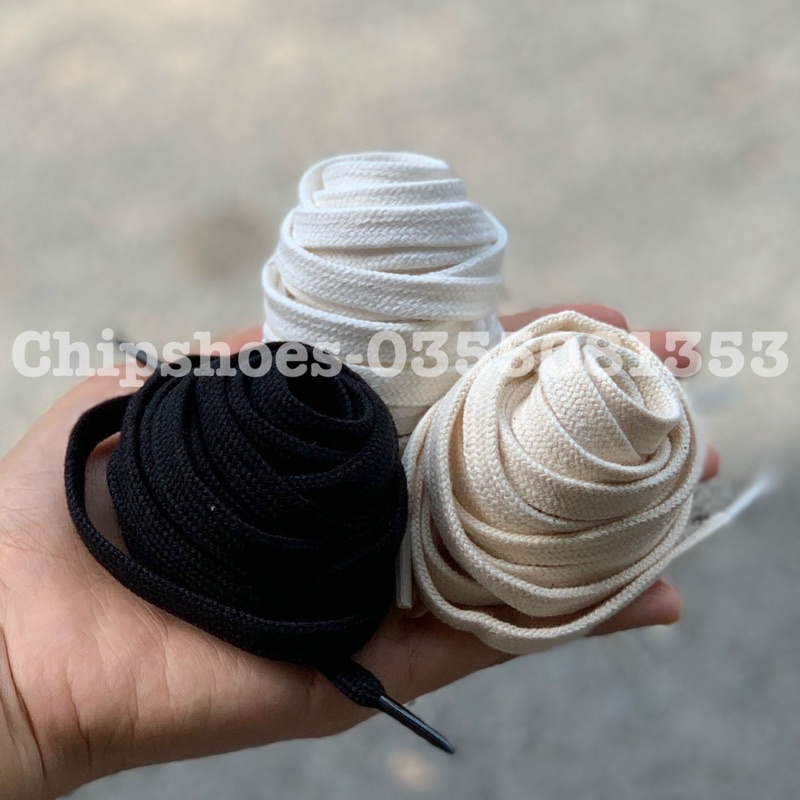 Dây Giày 1970s Cotton Dẹp 2 Lớp [ 120cm - 160cm ] - Dây Giày Thể Thao