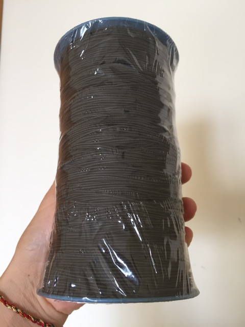 Cuộn dây thun co giãn màu đen mau nâu hàng loại 1