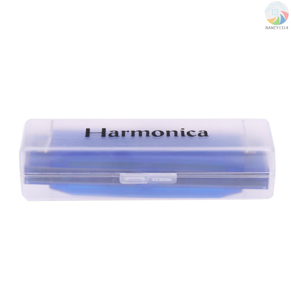 ♫Diatonic Harmonica 10 Holes Blues Harp Mouth Organ Key of C Reed Instrument with Case Kid Musical Toy