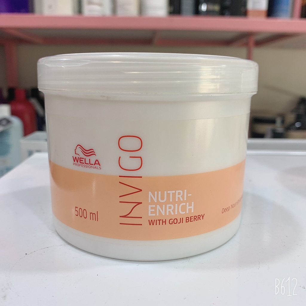 [Wella]Hấp dầu tăng cường dưỡng chất Wella INVIGO Nutri Enrich Deep Nurishing Mask 500ml