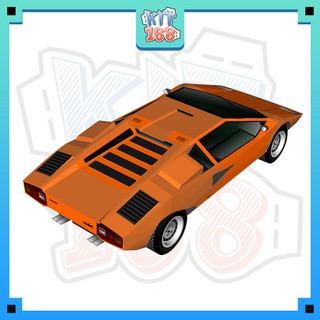 Mô hình giấy Xe Lamborghini Countach LP400