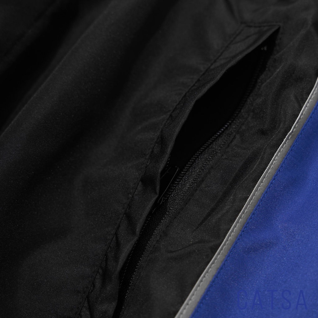 Quần Jogger đen viền phản quang trẻ trung, năng động chất liệu vải dù thoáng mát CATSA QTJ037