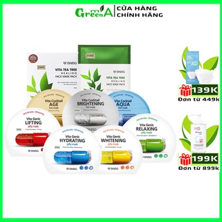 Mặt Nạ BNBG Hàn Quốc (miếng lẻ) Dưỡng Trắng Cấp Ẩm Thư Giãn Vita Genic Whitening Jelly Mask 30ml
