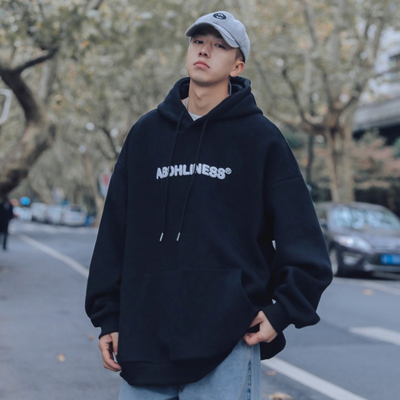 Áo khoác hoodie nam nữ unisex cặp đôi ABDHL form rộng nỉ ngoại bông dày local brand hàn quốc ulzzang cute zip chống nắng