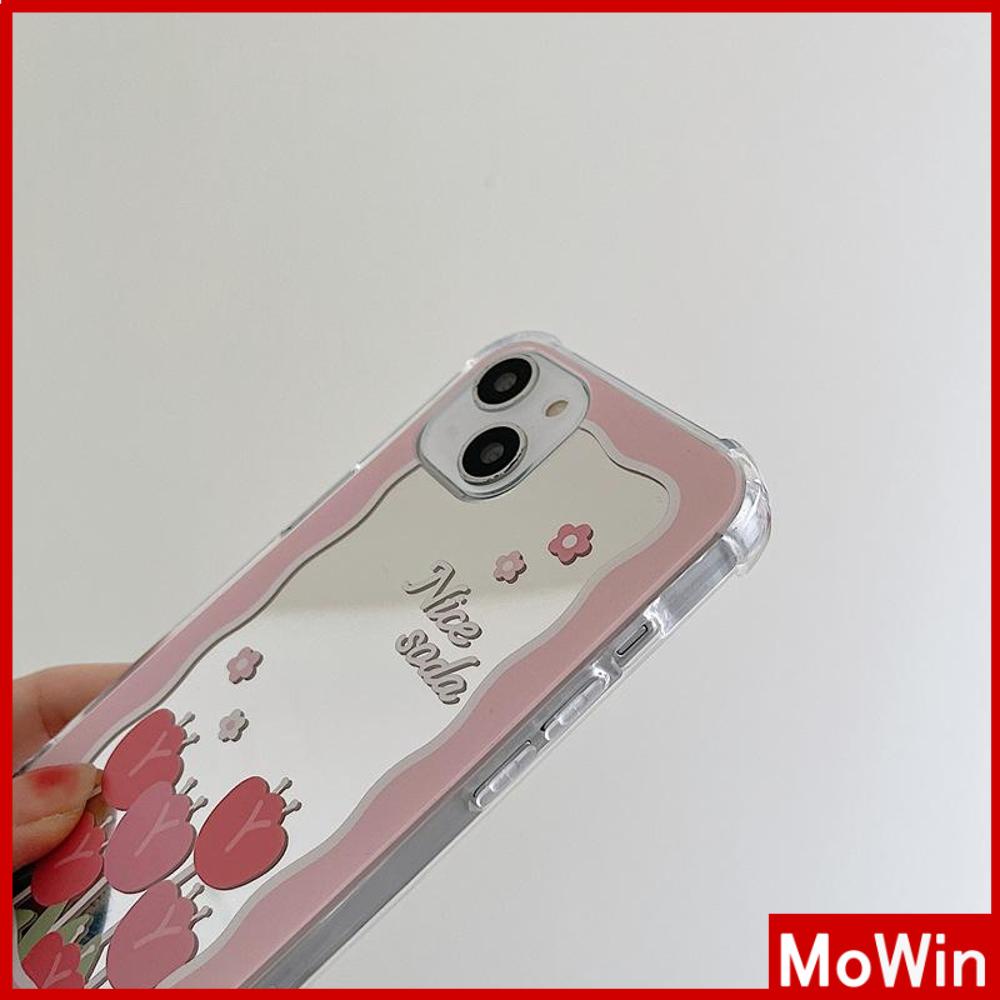 Ốp điện thoại tráng gương hoa hồng thích hợp cho iPhone 11 iPhone 13 Pro Max iPhone 12 Pro Max iPhone 7 Plus iPhone xr