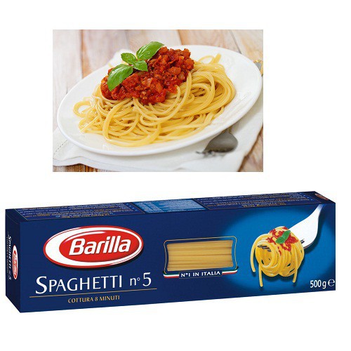 Mì spaghetti Barilla số 5 hộp 500g