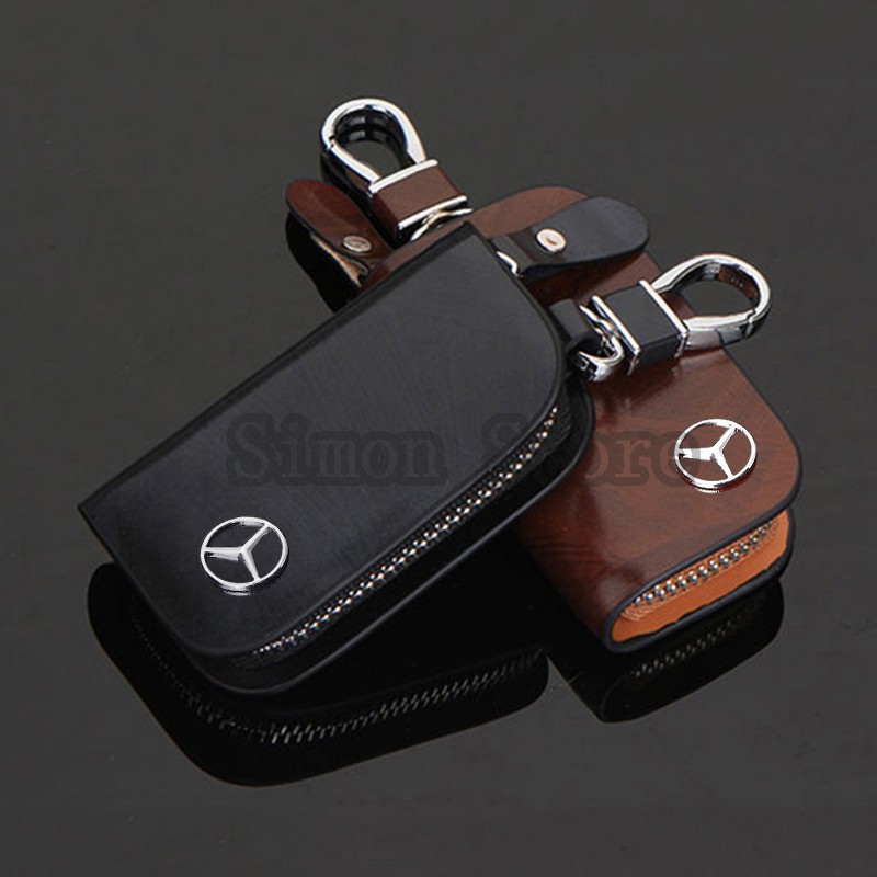 Bao Da Đựng Chìa Khóa Xe Ô Tô Mercedes Benz W210 W203 W204 W202