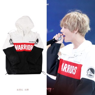 ẢNH THẬT ÁO GIÓ WARRIOR V TAEHYUNG BTS