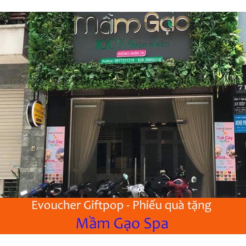 Hồ Chí Minh [Evoucher] Phiếu quà tặng áp dụng thanh toán hóa đơn tại hệ thống Mầm Gạo Spa 500.000 VND
