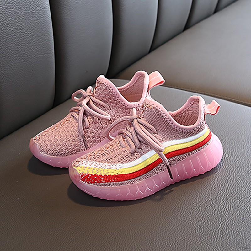 Giày thể thao bằng vải mềm phong cách năng động thời trang Hàn Quốc cho bé