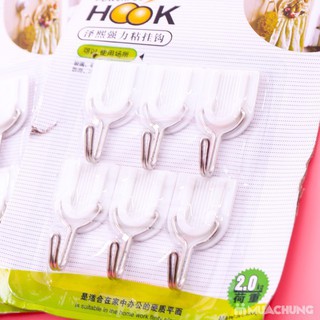 Vỉ 6 Móc Dán Tường