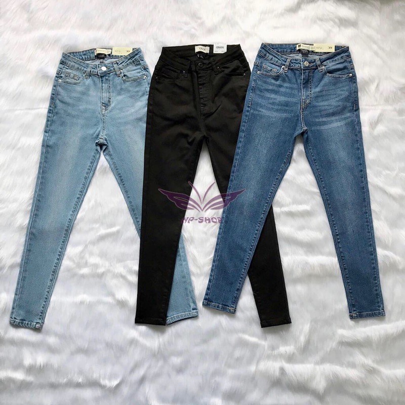 Quần jean nữ 9 tấc lưng cao dáng đẹp NPSHOP, quần bò cạp cao skinny jeans bigsize co giãn tốt | BigBuy360 - bigbuy360.vn